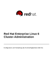 Red Hat Enterprise Linux 6 Cluster