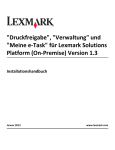 für Lexmark Solutions Platform