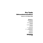 Pro Tools TDM-Installationshandbuch
