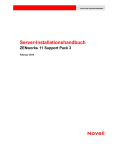 ZENworks 11 SP3-Server-Installationshandbuch