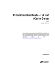 Installationshandbuch – ESX und vCenter Server