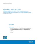 EMC VSPEX PRIVATE CLOUD