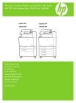 HP Color LaserJet CM6030 and CM6040 MFP Series