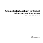 Administratorhandbuch für Virtual Infrastructure Web Access