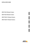 INSTALLATION GUIDE AXIS P3353 Network Camera AXIS P3354