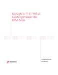 Keysight N1913/1914A Leistungsmesser der EPM