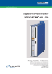 Digitaler Servoverstärker SERVOSTAR 601...620
