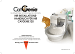CatGenie Installationshandbuch