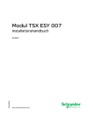 Modul TSX ESY 007 - Installationshandbuch