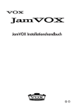 JamVOX Installation/Setup guide