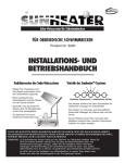 INSTALLATIONS- UND BETRIEBSHANDBUCH