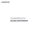 Propellerhead Balance Handbuch