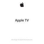 Apple TV Wichtige Produktinformationen