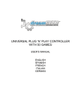 universal plug 'n' play controller with 50 games
