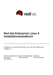 Red Hat Enterprise Linux 6 Installationshandbuch