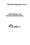 Red Hat Enterprise Linux 4 Einführung in die System