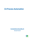 CA Process Automation - Installationshandbuch