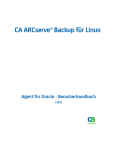 CA ARCserve Backup für Linux - Agent für Oracle