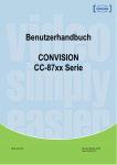 Benutzerhandbuch CONVISION CC
