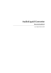 AudioLiquid Converter Benutzerhandbuch