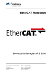 EtherCAT Handbuch Servopositionierregler ARS 2000