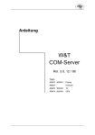 Com-Server Handbuchs - Wiesemann & Theis GmbH