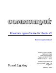 Bedienungshandbuch Communiqu&eacute;
