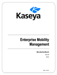 Enterprise Mobility Management - Kaseya R9.1 Documentation