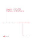 Keysight U1610/20A Digitales Handoszilloskop