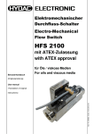 HFS 2100 mit ATEX-Zulassung für Öle / Viskose Medien