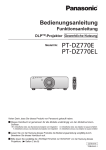 PT-DZ770E - Panasonic