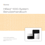 HiSeq 1000 User Guide - Support