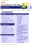 CanoScan LiDE 90 Scanner-Handbuch