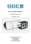 Bedienungsanleitung - BBE Bamberg + Bormann Electronic GmbH