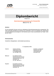 Diplombericht - Berner Fachhochschule