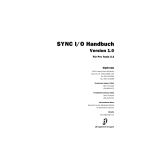 SYNC I/O Handbuch - Digidesign Support Archives