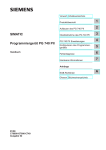 1 2 3 4 5 6 7 A Programmiergerät PG 740 PII SIMATIC