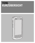 TC55 Quick Reference Guide [German] (P/N MN000014A01 Rev. C)