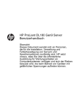 HP ProLiant DL180 Gen9 Server Benutzerhandbuch