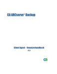 CA ARCserve Backup Client Agent – Benutzerhandbuch