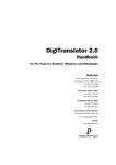 DigiTranslator 2.0 Handbuch - Digidesign Support Archives