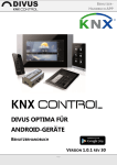 KNXCONTROL Android App Handbuch