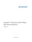 Avigilon™ Control Center Player Benutzerhandbuch