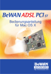 Installation von BeWAN ADSL PCI ST