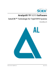 Analyst® TF 1.7.1 Software SelexION™ Technologie für TripleTOF