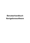 Benutzerhandbuch Navigationssoftware