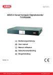 ABUS 4 Kanal Kompakt Digitalrekorder TVVR30000