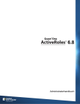 Quest One ActiveRoles - Administrator Guide