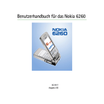 Benutzerhandbuch für das Nokia 6260