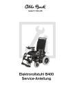 Elektrorollstuhl B400 Service-Anleitung